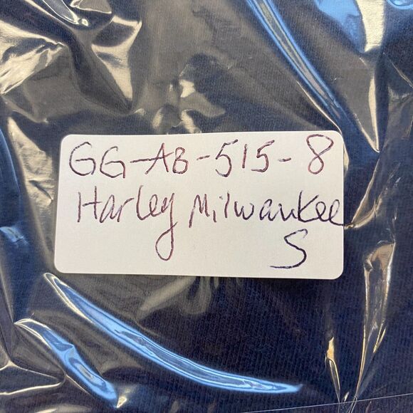 Harley Davidson T Shirt Mens Small Blue Milwaukee WI House of Harley Big Logo - Picture 8 of 8